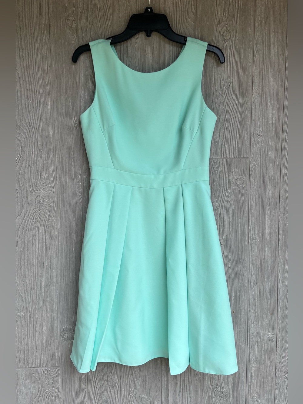 Kate Spade New York Mint Green Bow Back Pleated Fit & Flare Dress Size 4